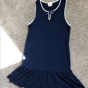 Kate Spade Bow Navy Tank Night Gown Small